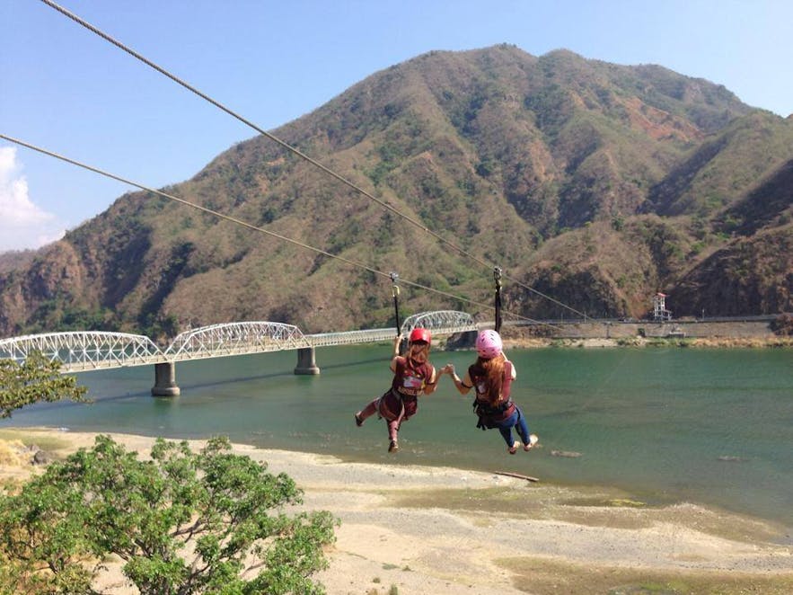 Ziplining in Ilocos Sur Adventure Zone