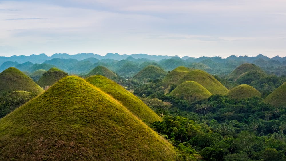 Chocolate Hills, one of Bohol's most popular tourist spots