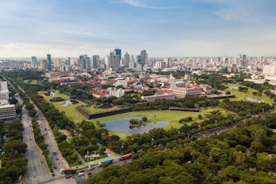 View of Intramuros in Manila