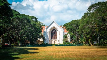Church inside Silliman University in Dumaguete