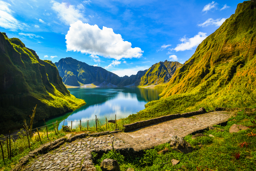 View of Mt. Pinatubo Crater Lake