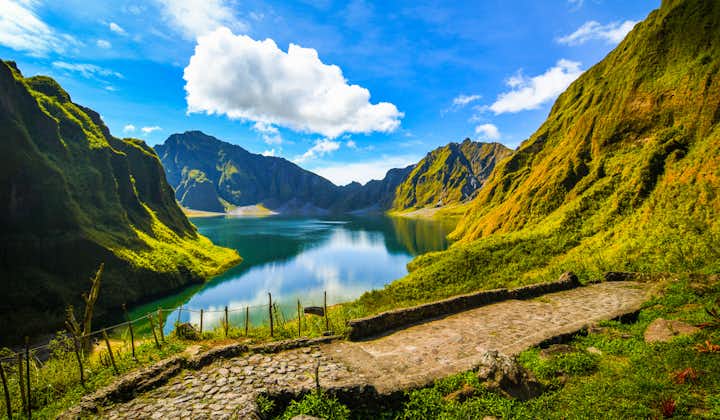 View of Mt. Pinatubo Crater Lake