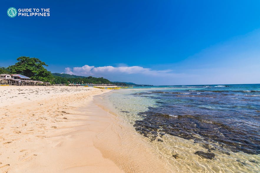 Shoreline of Patar Beach in Pangasinan