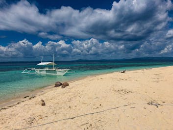 Beach in Pamilacan Island in Bohol