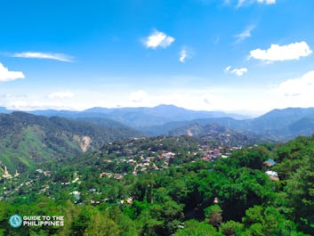 Scenic view from Mines View Park in Baguio