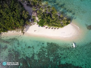 Inaladelan Island in Port Barton Palawan