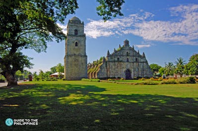Beautiful view of Paoay Church in Laoag