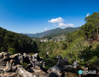 Scenic view of the town of Sagada