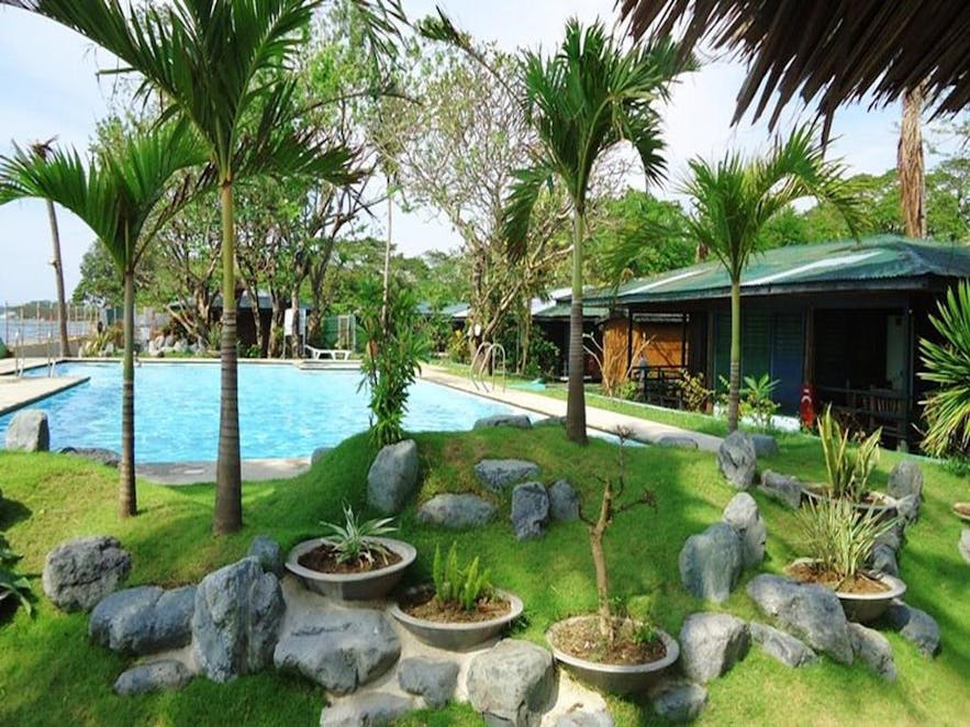 The pool area of Bali Hai Resort, La Union