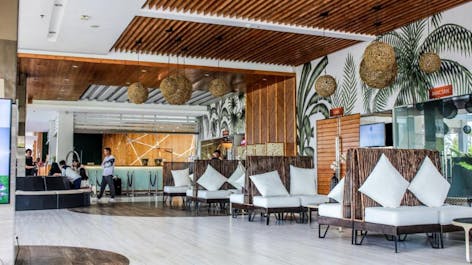 Lobby of Solea Mactan Resort in Cebu