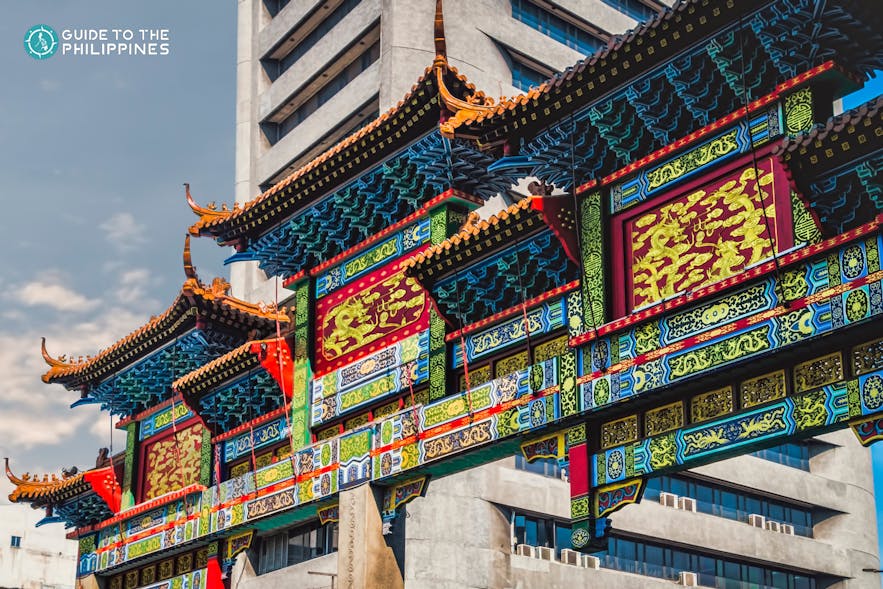 The iconic gates of Binondo's Chinatown