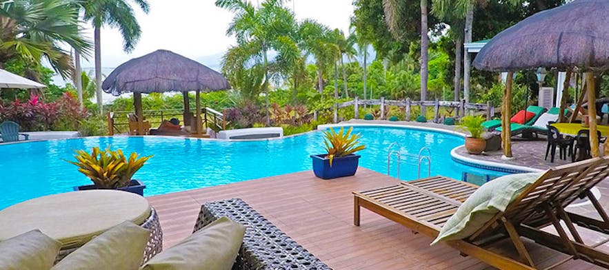 Pool area of Awilihan Private Paradise Resort