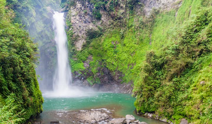 Majestic view of Tappiya Waterfalls in Banaue