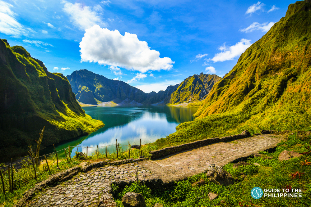 Path going to Mount Pinatubo Crater Lake