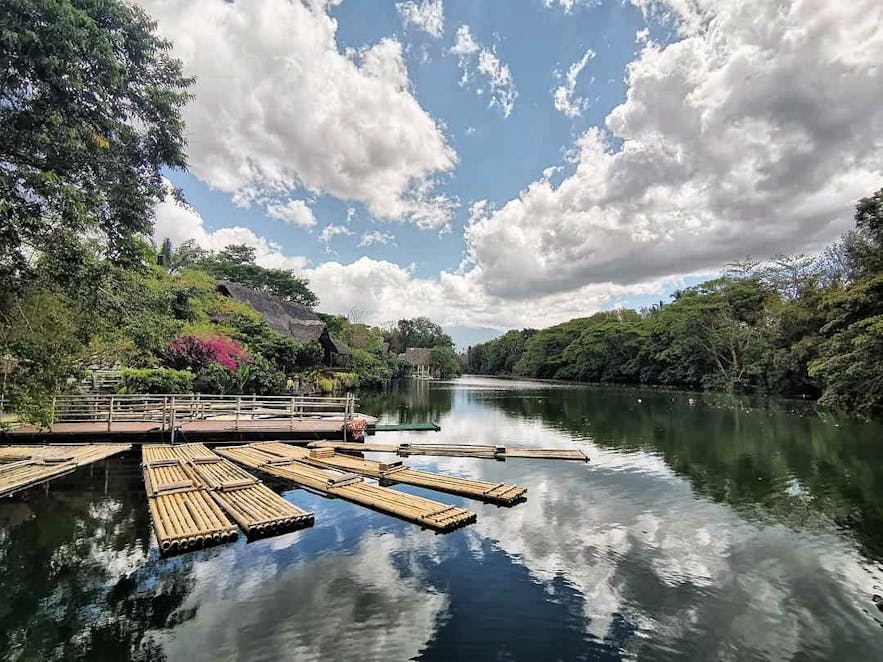 The river inside Villa Escudero Plantations and Resort