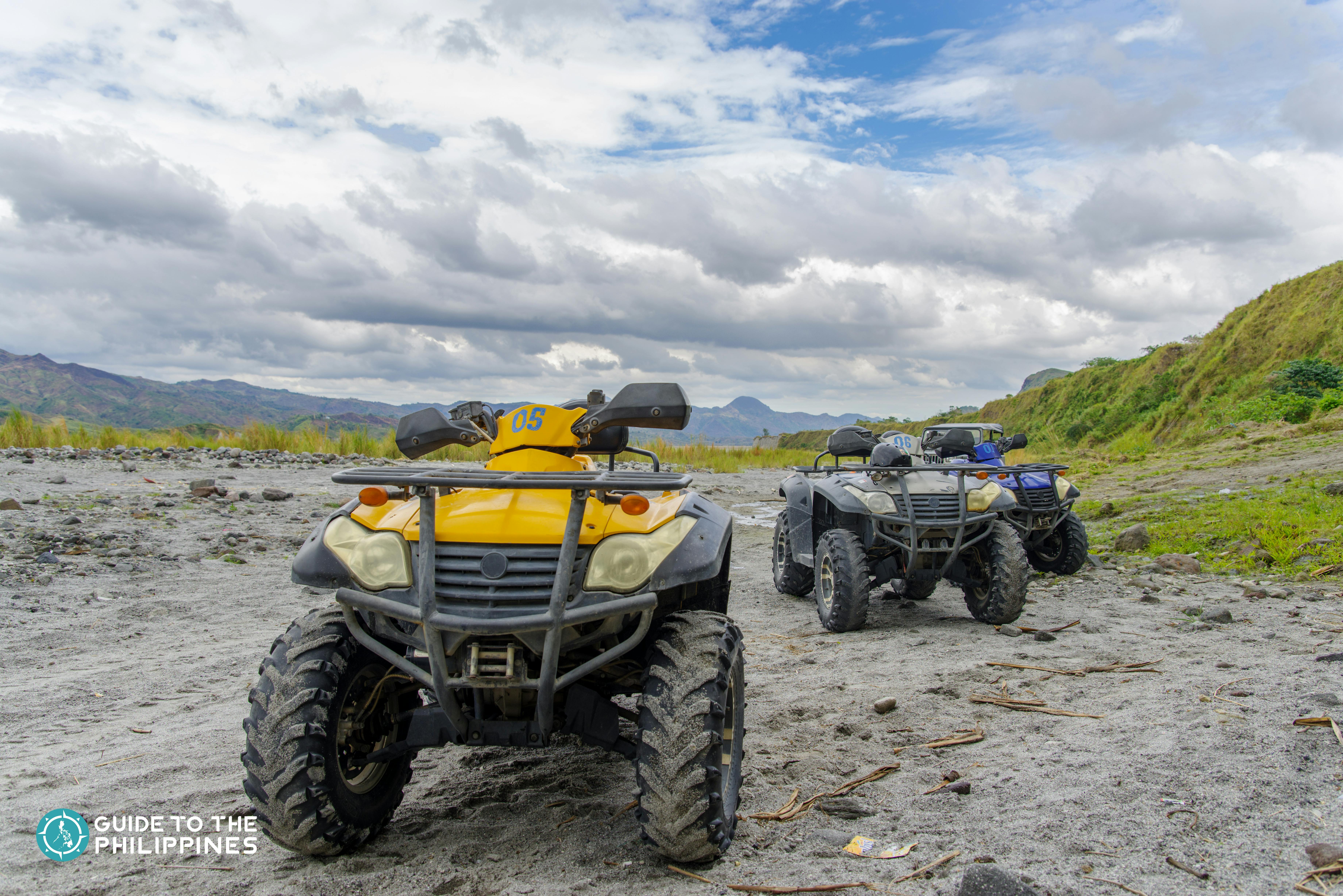 4x4 vehicles in Mt. Pinatubo
