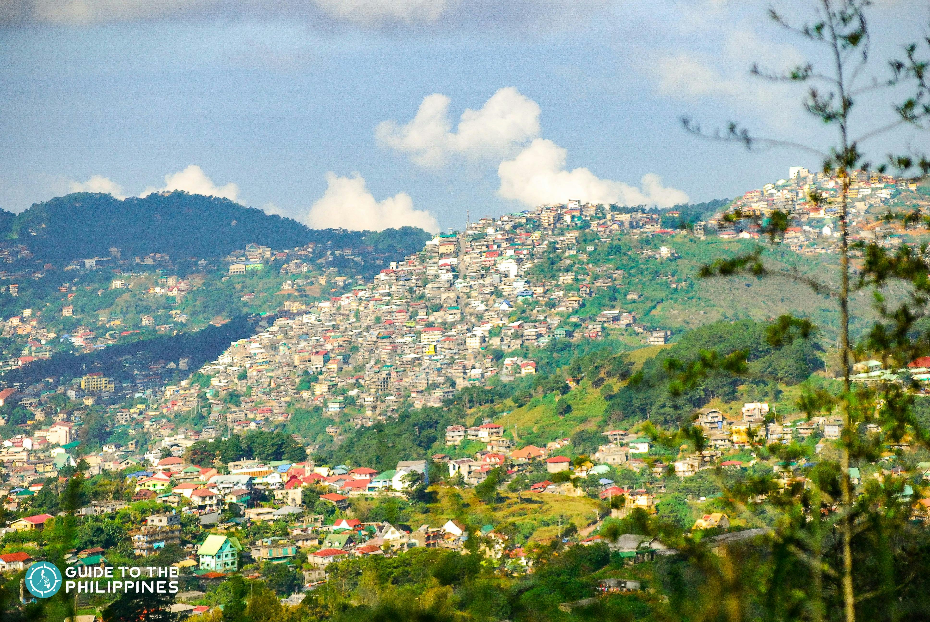 Scenic view from Mines View Park in Baguio City