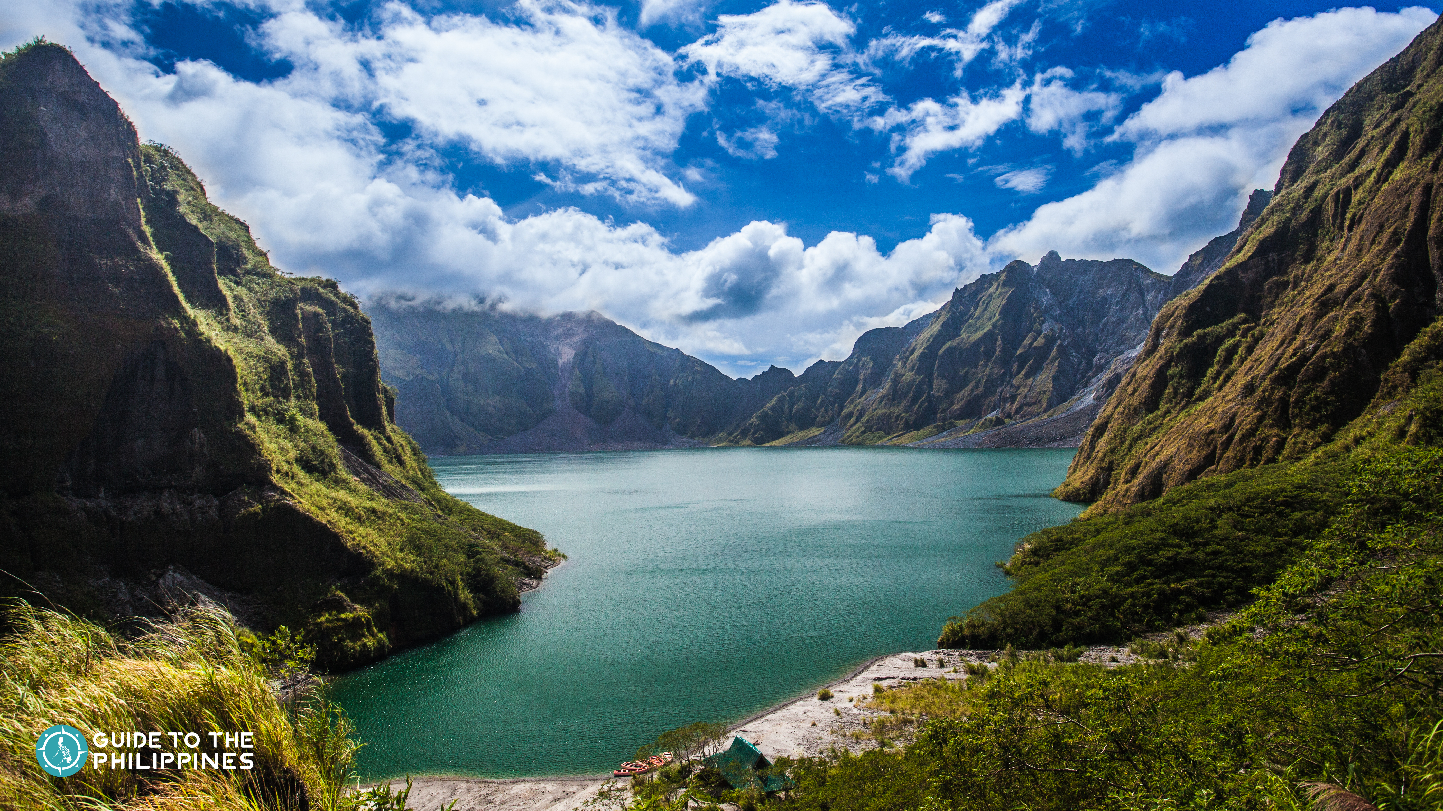 Beautiful scenery of Mt. Pinatubo Crater Lake