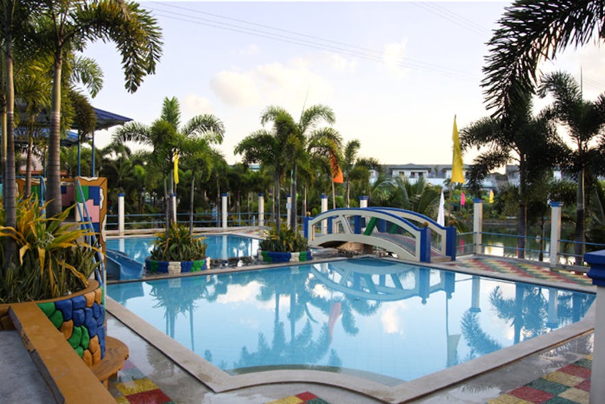 One of the pools in Poracay Resort
