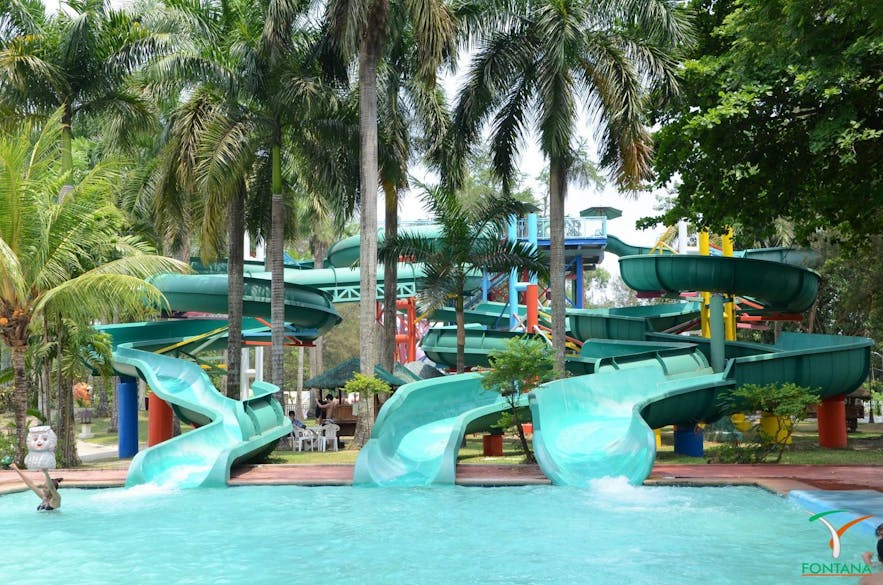 Water slides in Fontana Leisure Parks