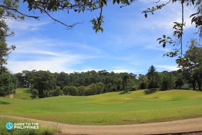 Open field at Camp John Hay in Baguio City