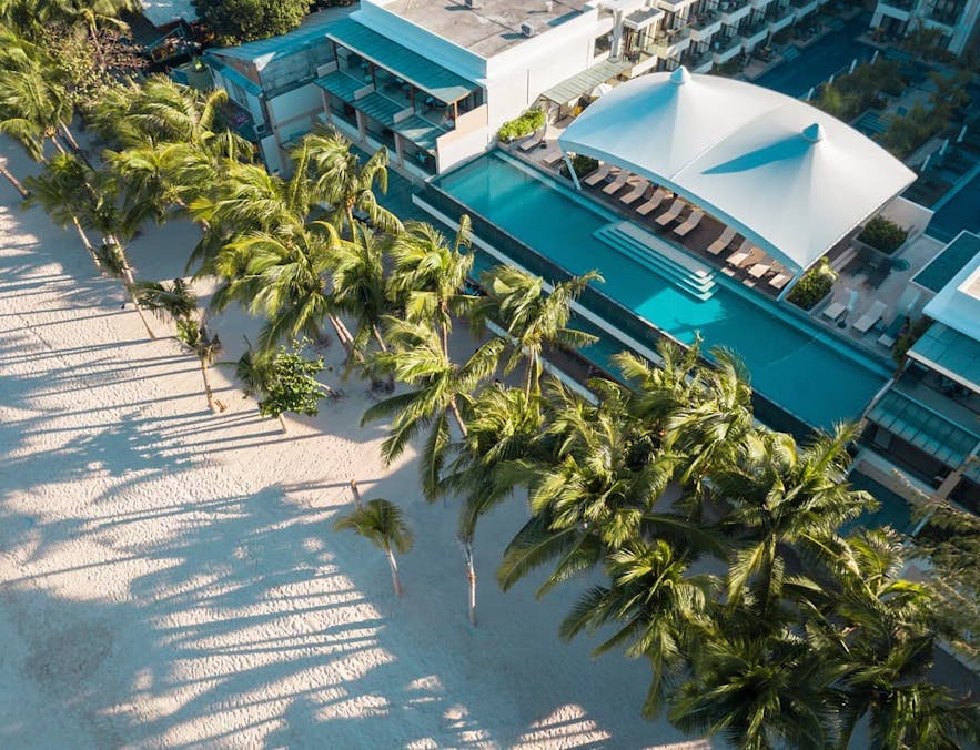 Beachfront of Henann Palm Beach Resort