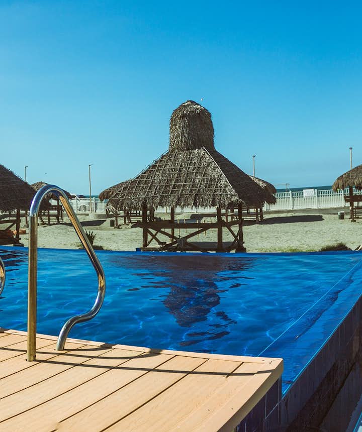 Beachside pool of El Puerto Marina Beach Resort