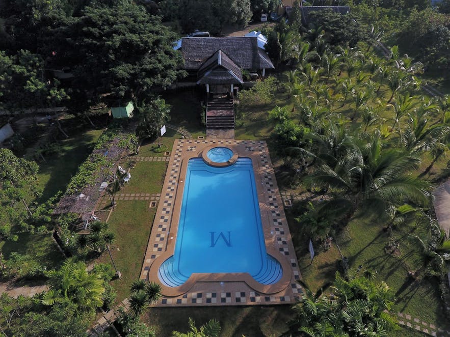 Aerial shot of Monteray Ecofarm and Resort