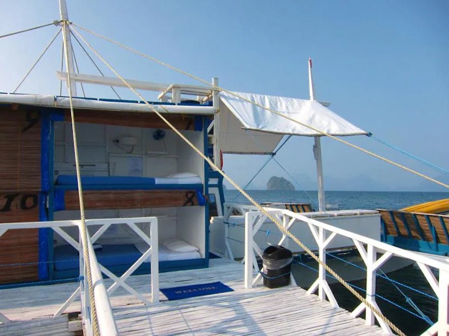 Accommodations on Palawan Secret Cruise Floating Hotel
