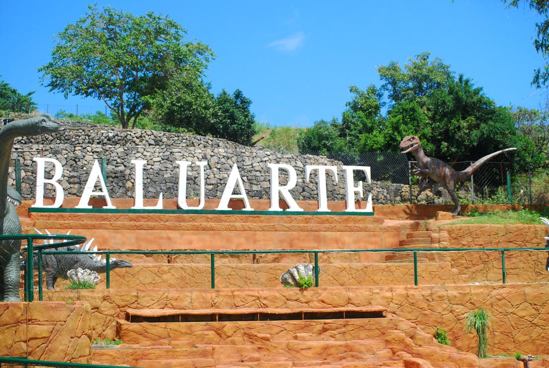 Baluarte Zoo's signage in Ilocos
