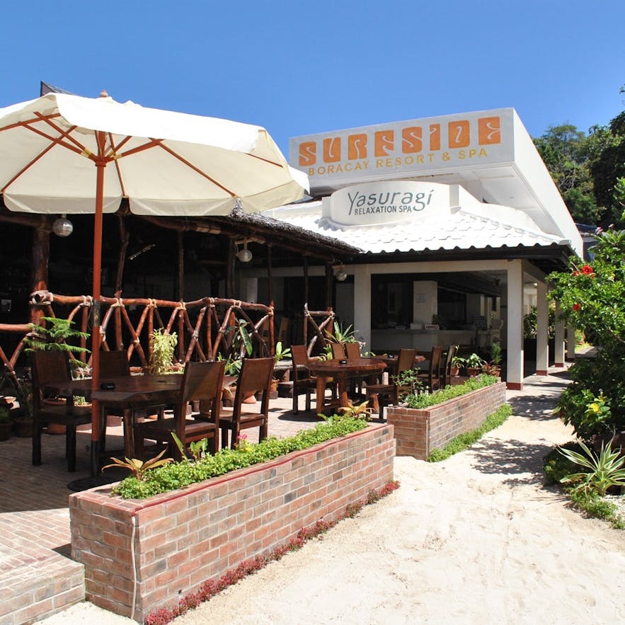 Surfside Boracay Resort & Spa's outdoor dining area