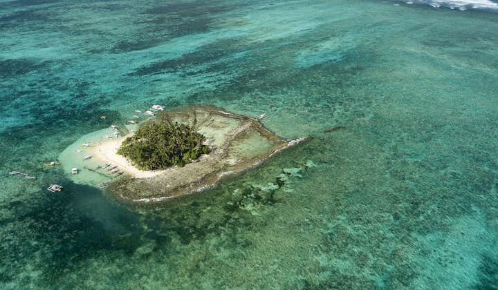 Aerial view of Guyam Island