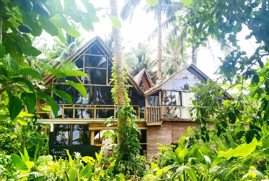 Exterior of Tarzan’s Treehouse in Siargao