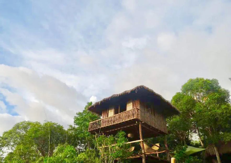 Oceanivew treehouse at Sanctuaria Treehouses