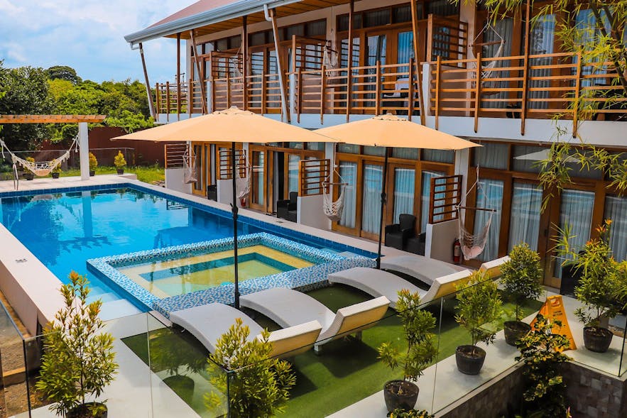 Poolside rooms at Ananda Resort Panglao