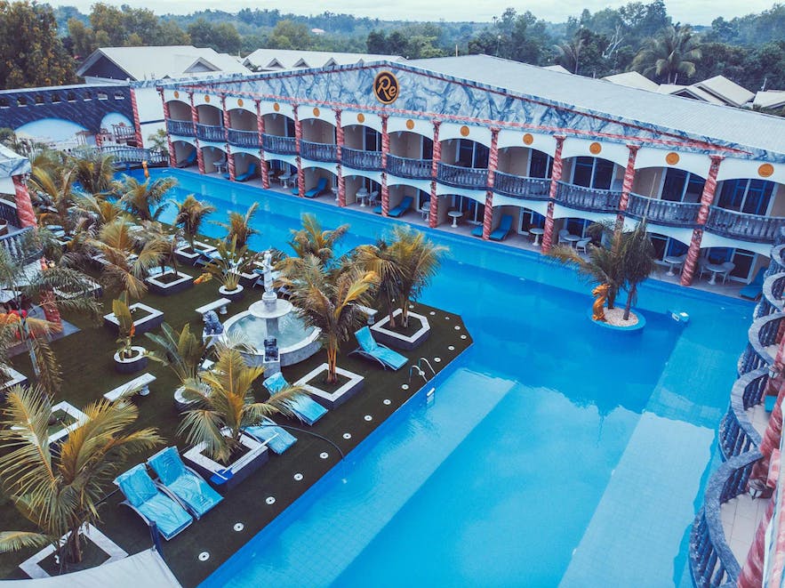 Main pool of Roman Resort Hotel