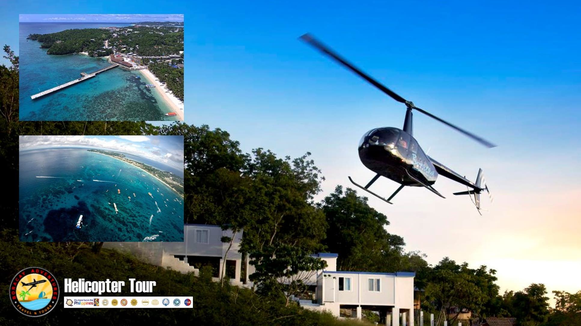 Enjoy the Helicopter tour around Boracay Island