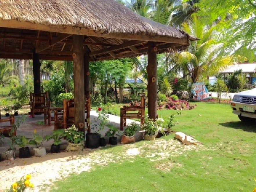 Garden lounge of White Sands Paradise Beach Resort