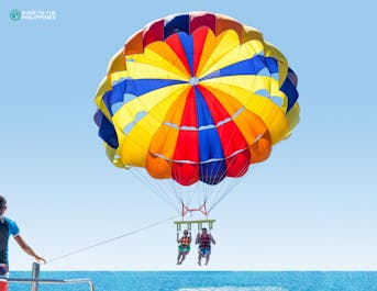 长滩岛双人滑翔伞