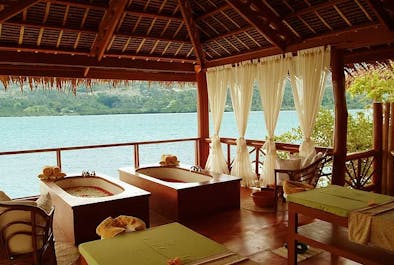 Spa at Badian Island Wellness Resort