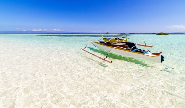 A peak at the clear waters of Virgin Island in Panglao, Bohol
