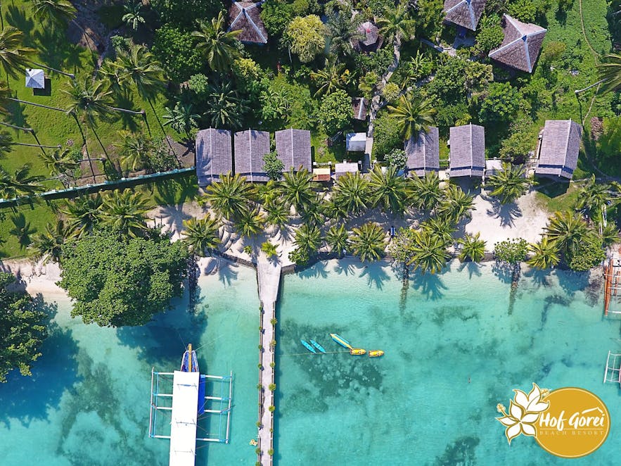 Aerial view of Hof Gorei Beach Resort