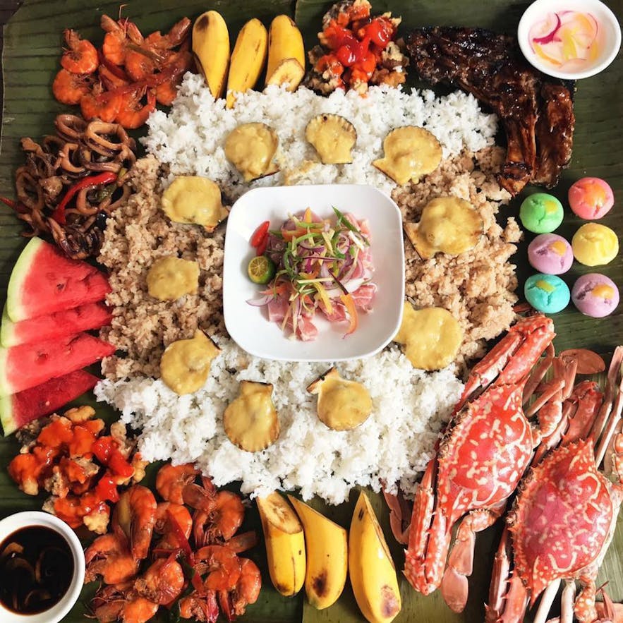 Seafood bundle at TNTS Boodle Fight & Seafood House