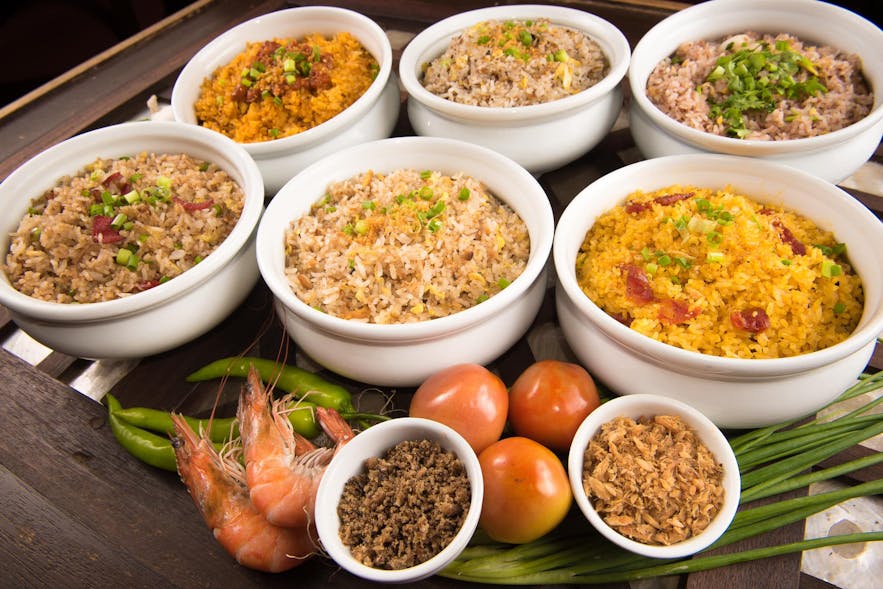 Kanin Club's various rice dishes