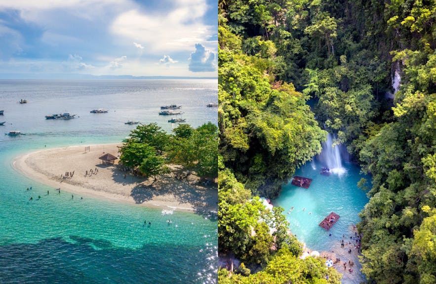 Cebu's Tulang Diot Island and Kawasan Falls