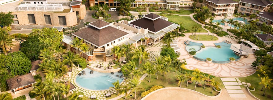 Aerial view of Misibis Bay Resort