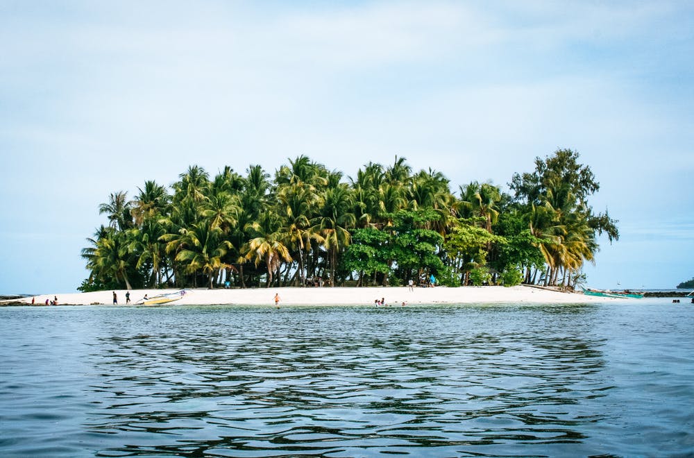 Guyam Island in Siargao Island