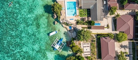 Aerial view of Cebu Seaview Dive Resort