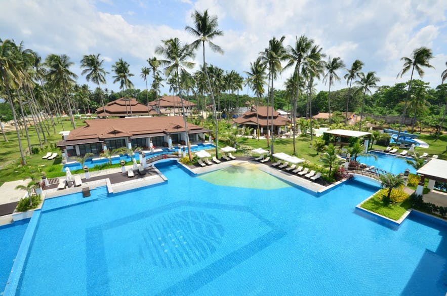 Pool area of Princesa Garden Island Resort