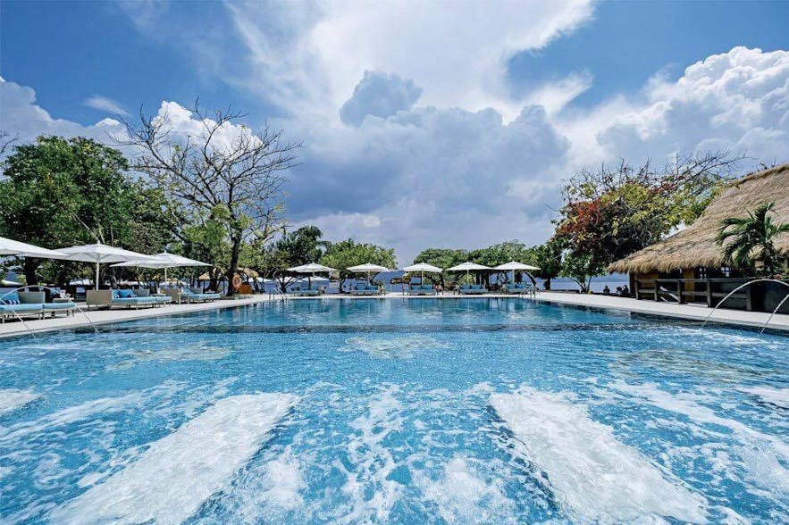 Club Paradise Palawan's poolside